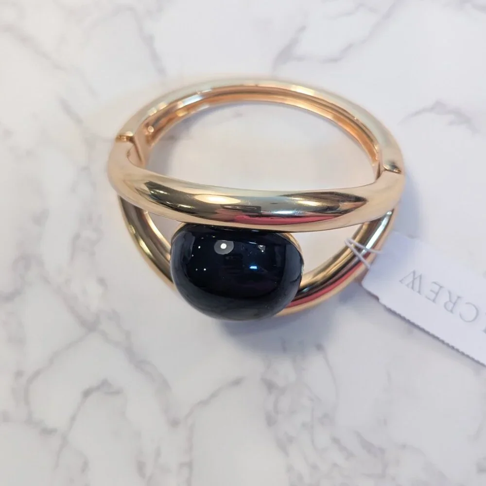 J.Crew Glass Stone Cuff Bracelet